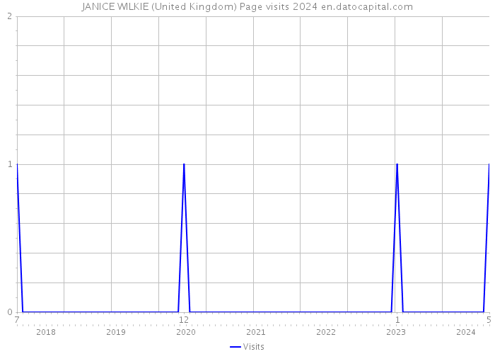 JANICE WILKIE (United Kingdom) Page visits 2024 