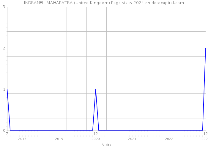 INDRANEIL MAHAPATRA (United Kingdom) Page visits 2024 