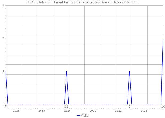 DEREK BARNES (United Kingdom) Page visits 2024 