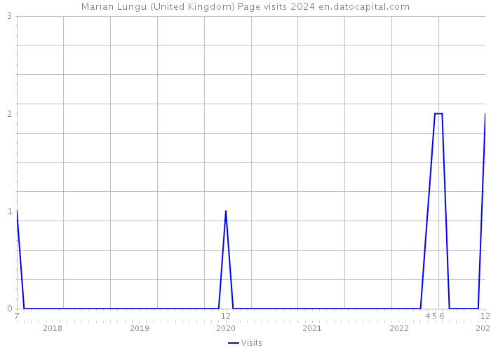 Marian Lungu (United Kingdom) Page visits 2024 