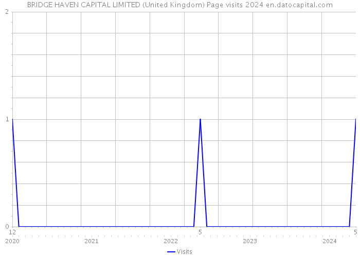 BRIDGE HAVEN CAPITAL LIMITED (United Kingdom) Page visits 2024 