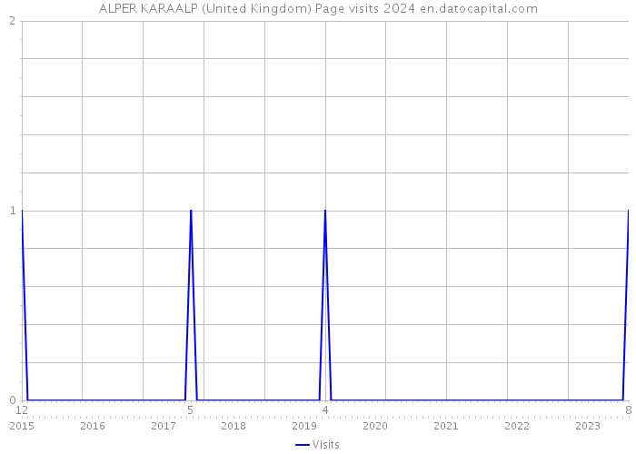 ALPER KARAALP (United Kingdom) Page visits 2024 