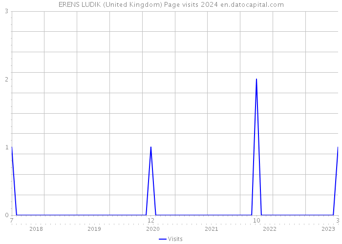 ERENS LUDIK (United Kingdom) Page visits 2024 