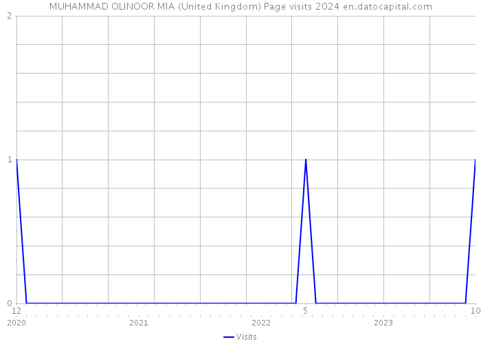 MUHAMMAD OLINOOR MIA (United Kingdom) Page visits 2024 
