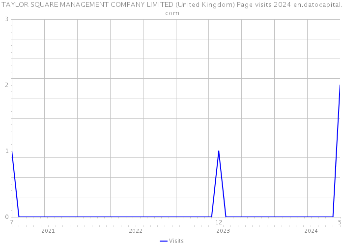 TAYLOR SQUARE MANAGEMENT COMPANY LIMITED (United Kingdom) Page visits 2024 