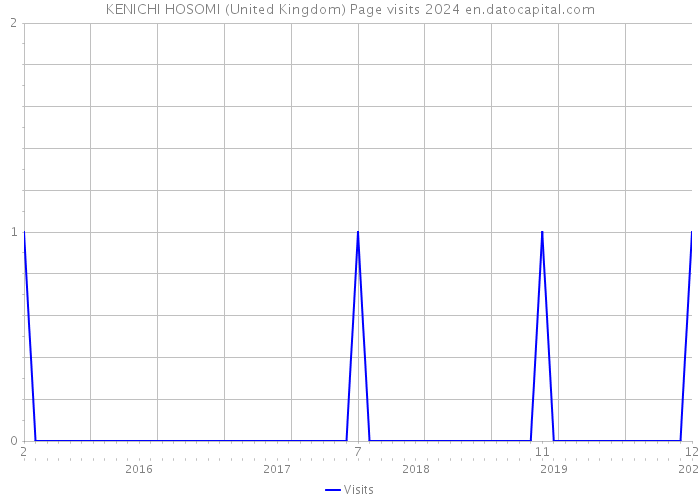 KENICHI HOSOMI (United Kingdom) Page visits 2024 