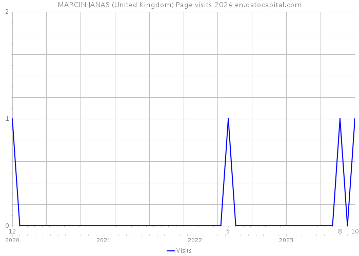 MARCIN JANAS (United Kingdom) Page visits 2024 
