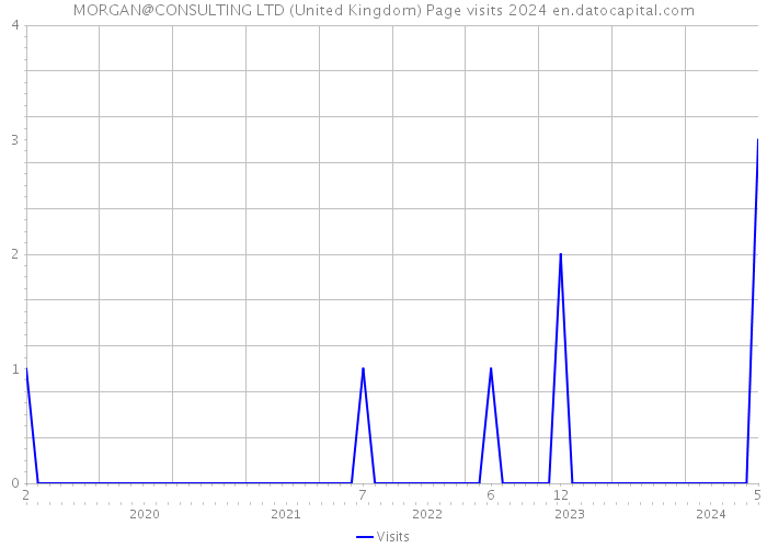 MORGAN@CONSULTING LTD (United Kingdom) Page visits 2024 