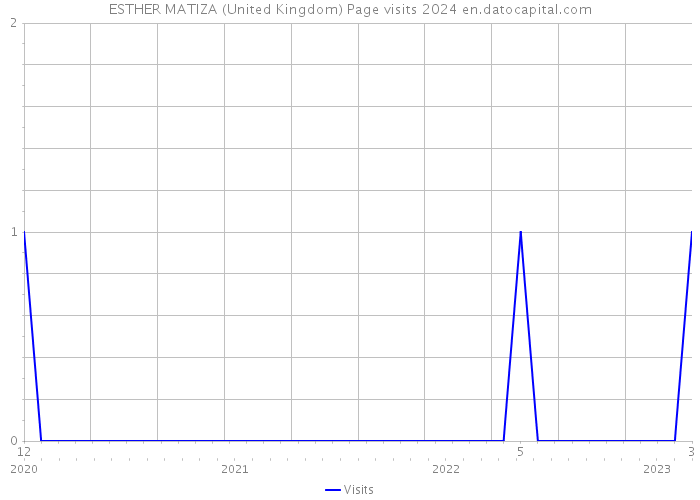 ESTHER MATIZA (United Kingdom) Page visits 2024 