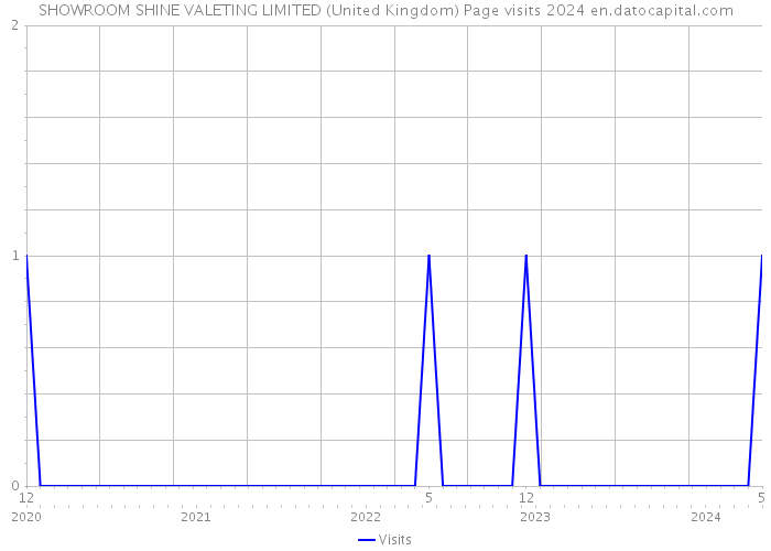 SHOWROOM SHINE VALETING LIMITED (United Kingdom) Page visits 2024 