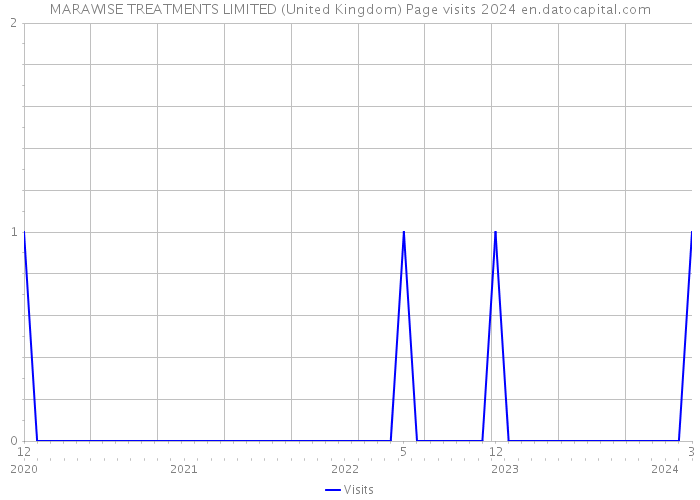 MARAWISE TREATMENTS LIMITED (United Kingdom) Page visits 2024 