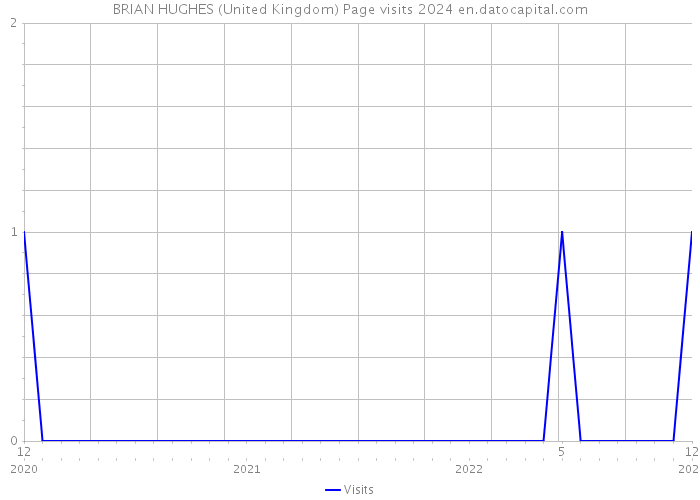 BRIAN HUGHES (United Kingdom) Page visits 2024 