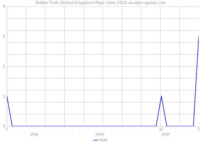 Stefan Toth (United Kingdom) Page visits 2024 