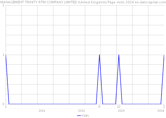 MANAGEMENT TRINITY RTM COMPANY LIMITED (United Kingdom) Page visits 2024 