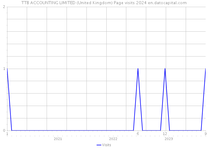 TTB ACCOUNTING LIMITED (United Kingdom) Page visits 2024 