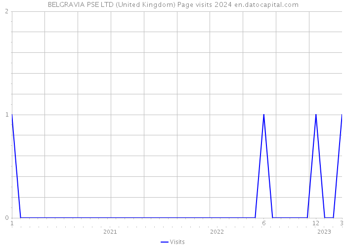 BELGRAVIA PSE LTD (United Kingdom) Page visits 2024 