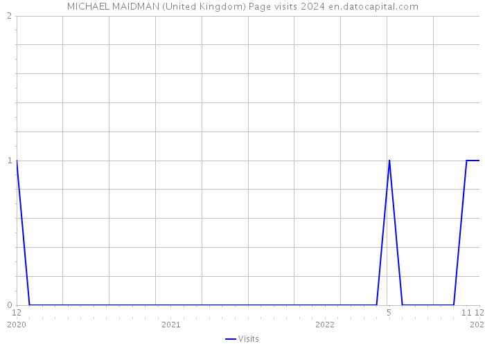 MICHAEL MAIDMAN (United Kingdom) Page visits 2024 