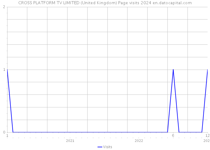 CROSS PLATFORM TV LIMITED (United Kingdom) Page visits 2024 