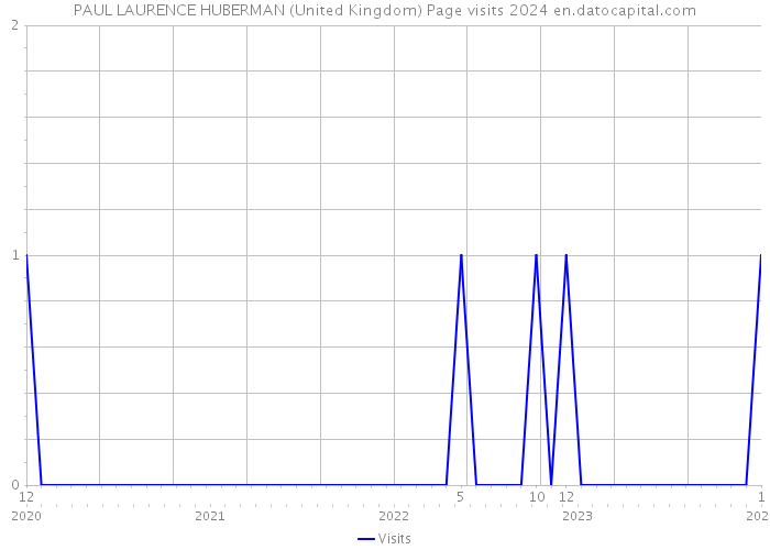 PAUL LAURENCE HUBERMAN (United Kingdom) Page visits 2024 
