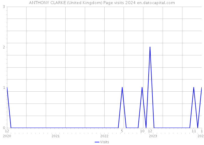 ANTHONY CLARKE (United Kingdom) Page visits 2024 