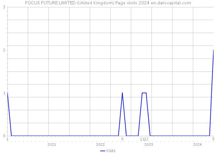 FOCUS FUTURE LIMITED (United Kingdom) Page visits 2024 