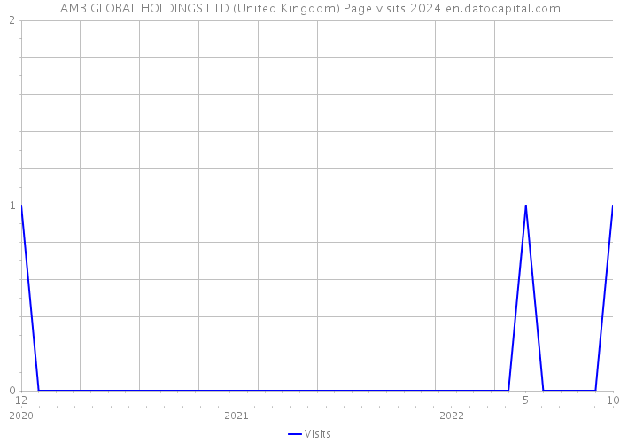 AMB GLOBAL HOLDINGS LTD (United Kingdom) Page visits 2024 