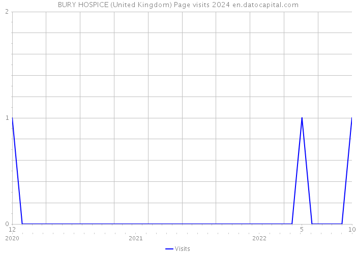 BURY HOSPICE (United Kingdom) Page visits 2024 