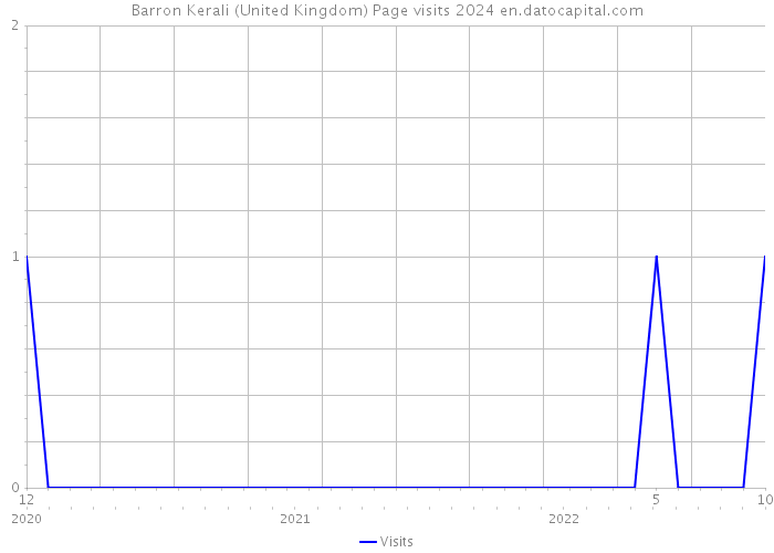 Barron Kerali (United Kingdom) Page visits 2024 