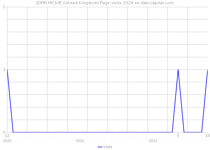 JOHN HICKIE (United Kingdom) Page visits 2024 