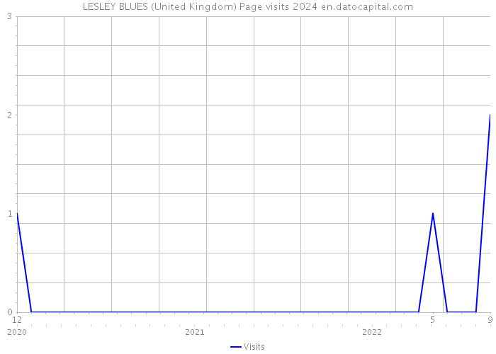 LESLEY BLUES (United Kingdom) Page visits 2024 