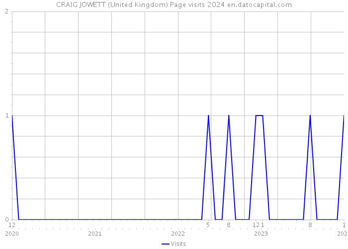CRAIG JOWETT (United Kingdom) Page visits 2024 