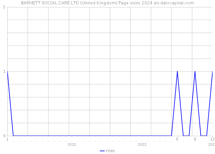 BARNETT SOCIAL CARE LTD (United Kingdom) Page visits 2024 
