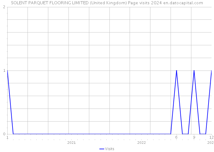 SOLENT PARQUET FLOORING LIMITED (United Kingdom) Page visits 2024 