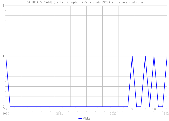 ZAHIDA MIYANJI (United Kingdom) Page visits 2024 