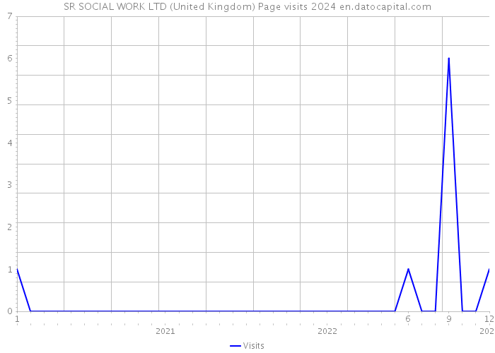 SR SOCIAL WORK LTD (United Kingdom) Page visits 2024 