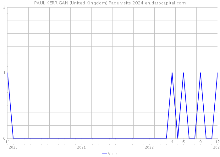 PAUL KERRIGAN (United Kingdom) Page visits 2024 