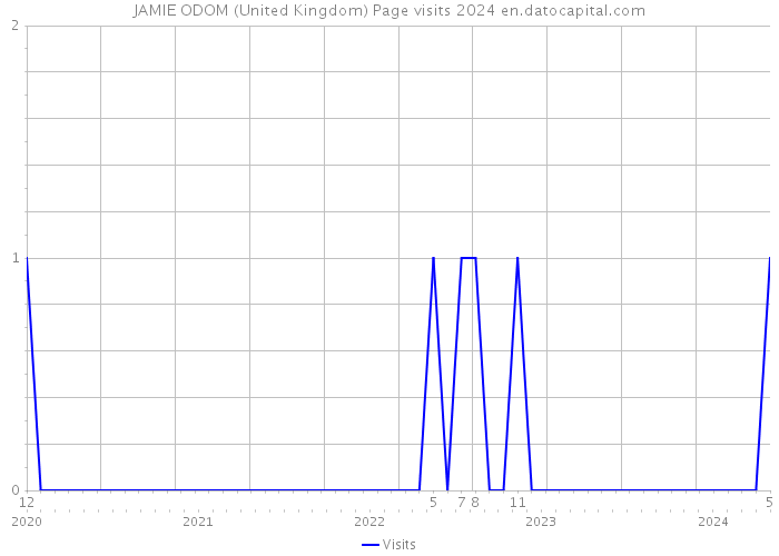 JAMIE ODOM (United Kingdom) Page visits 2024 