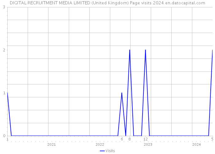 DIGITAL RECRUITMENT MEDIA LIMITED (United Kingdom) Page visits 2024 