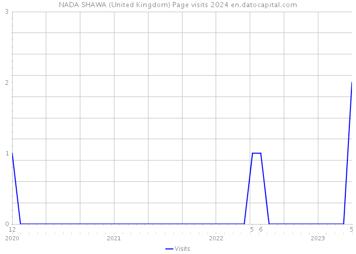 NADA SHAWA (United Kingdom) Page visits 2024 