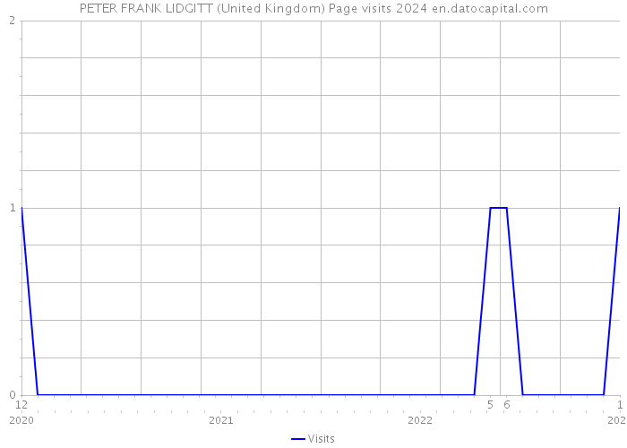PETER FRANK LIDGITT (United Kingdom) Page visits 2024 