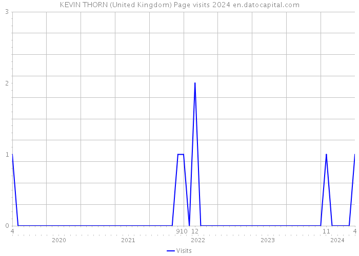 KEVIN THORN (United Kingdom) Page visits 2024 