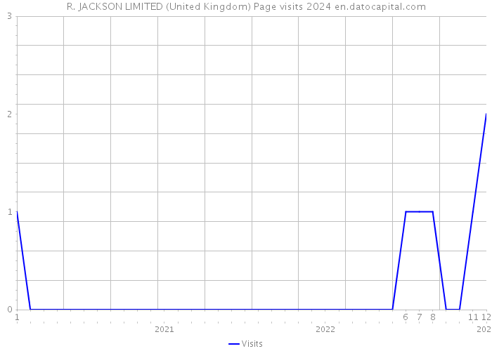 R. JACKSON LIMITED (United Kingdom) Page visits 2024 