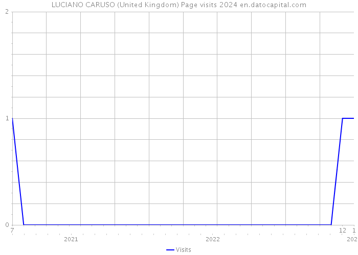 LUCIANO CARUSO (United Kingdom) Page visits 2024 