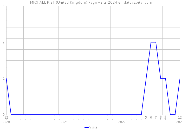 MICHAEL RIST (United Kingdom) Page visits 2024 