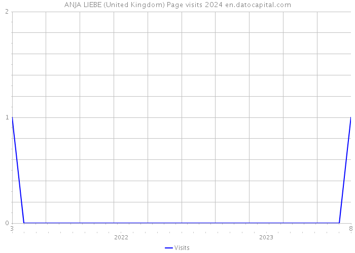 ANJA LIEBE (United Kingdom) Page visits 2024 