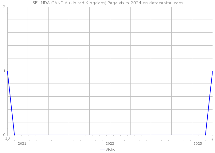 BELINDA GANDIA (United Kingdom) Page visits 2024 