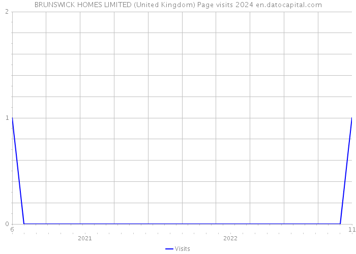 BRUNSWICK HOMES LIMITED (United Kingdom) Page visits 2024 