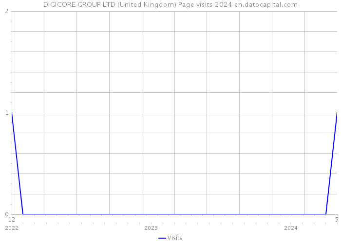 DIGICORE GROUP LTD (United Kingdom) Page visits 2024 
