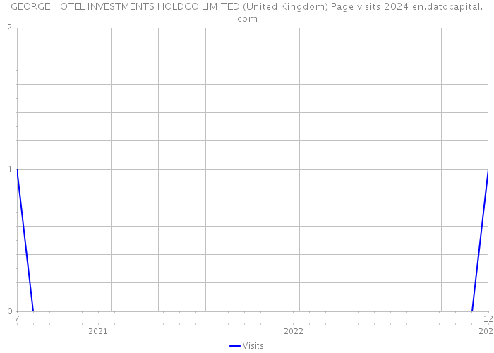 GEORGE HOTEL INVESTMENTS HOLDCO LIMITED (United Kingdom) Page visits 2024 