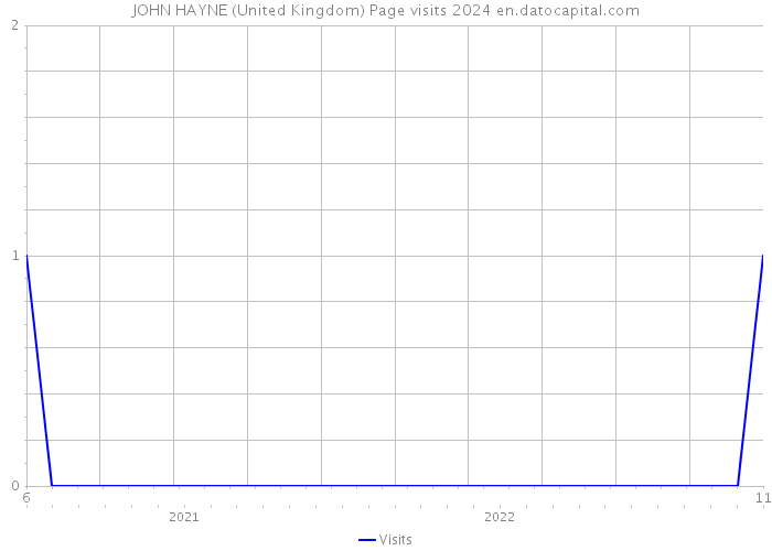 JOHN HAYNE (United Kingdom) Page visits 2024 